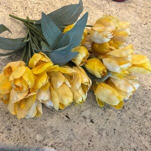 Michael’s Artificial yellow tulips - 3 stem bouquet